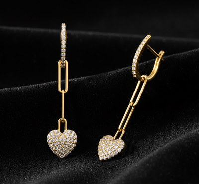 Heart Crystal Dangle - Tresha