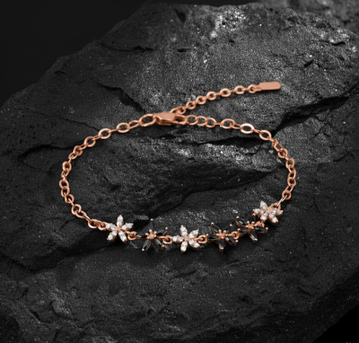 Crystal Flower Bracelet - Tresha