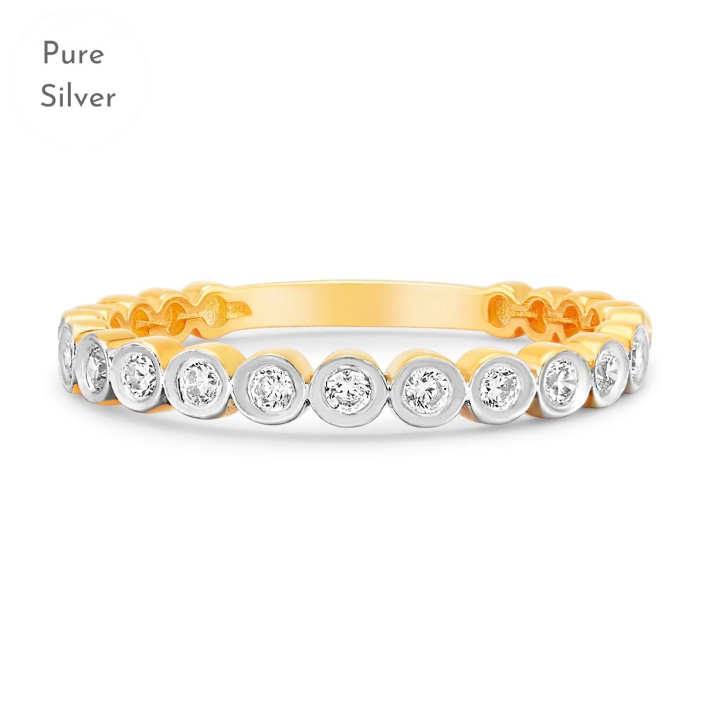 Bezel Diamond Ladies Ring - Tresha