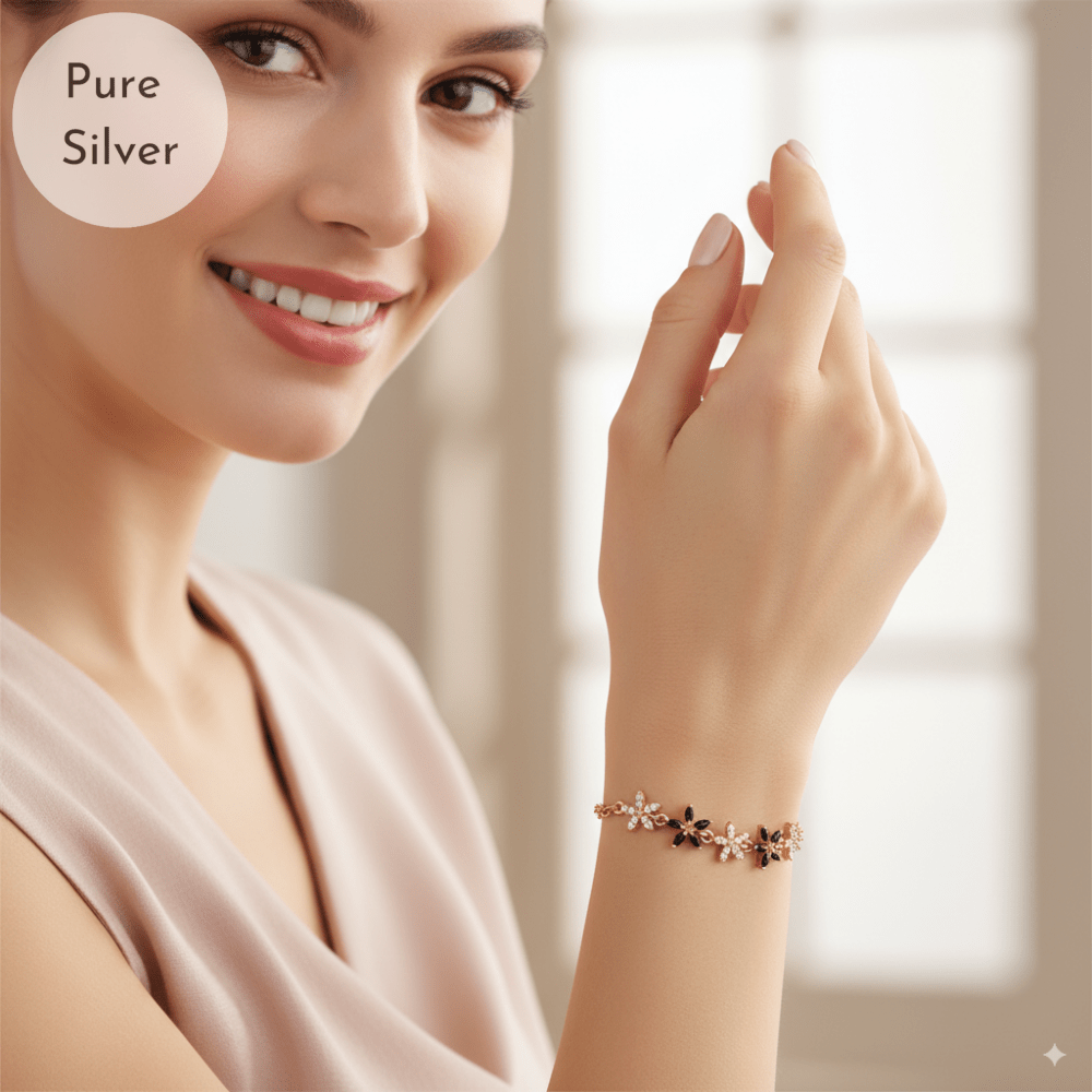 Crystal Flower Bracelet - Tresha