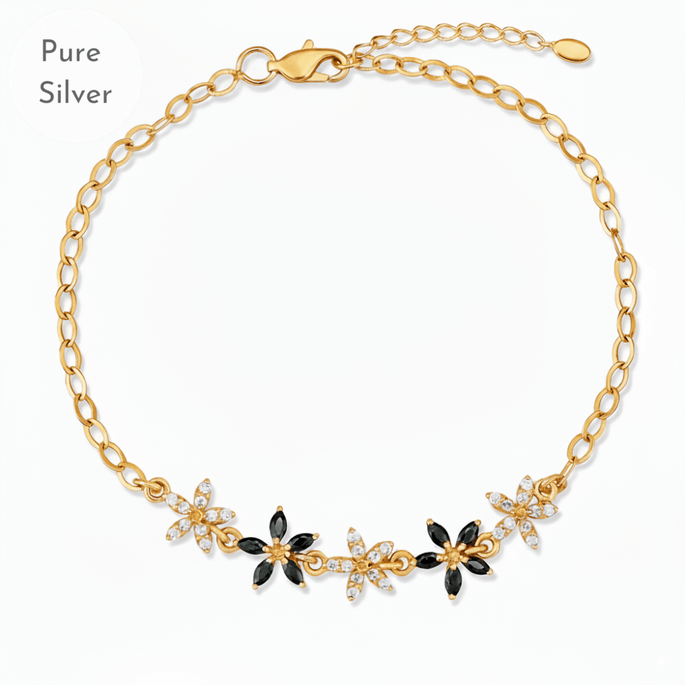 Crystal Flower Bracelet - Tresha