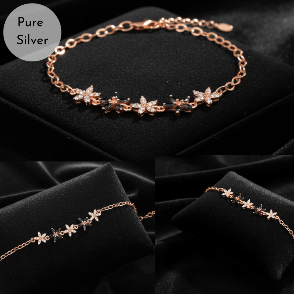 Crystal Flower Bracelet - Tresha