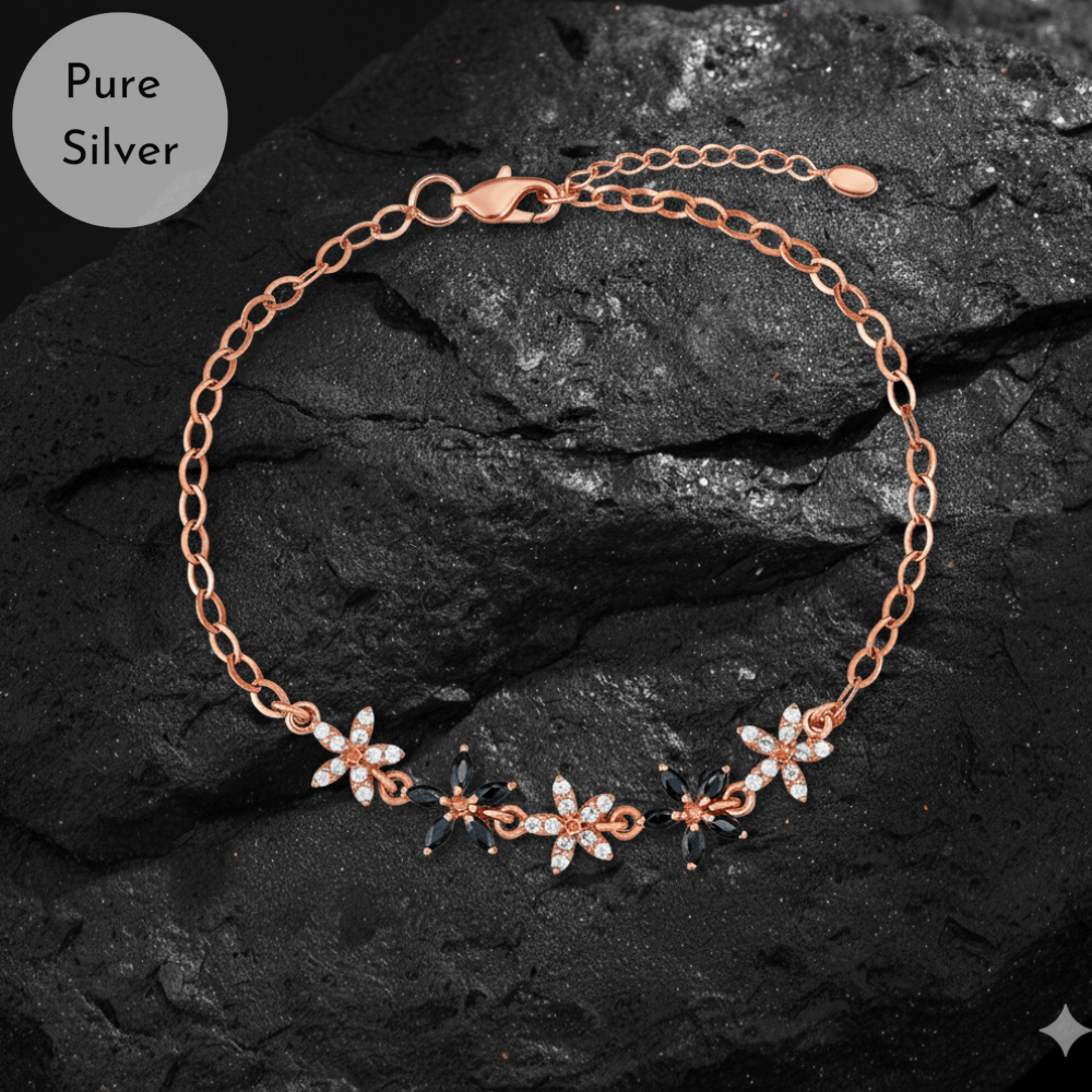 Crystal Flower Bracelet - Tresha