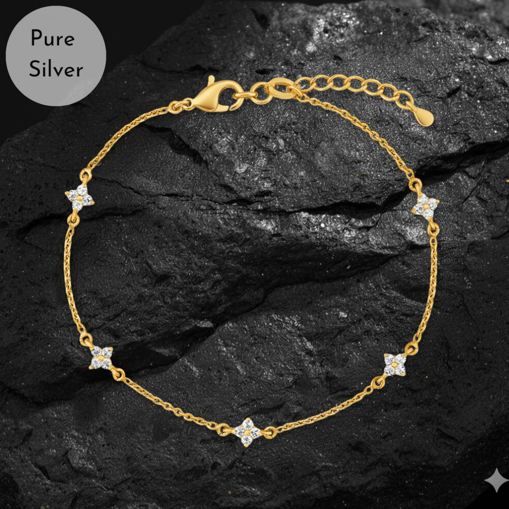 Dainty Clover Bracelet - Tresha