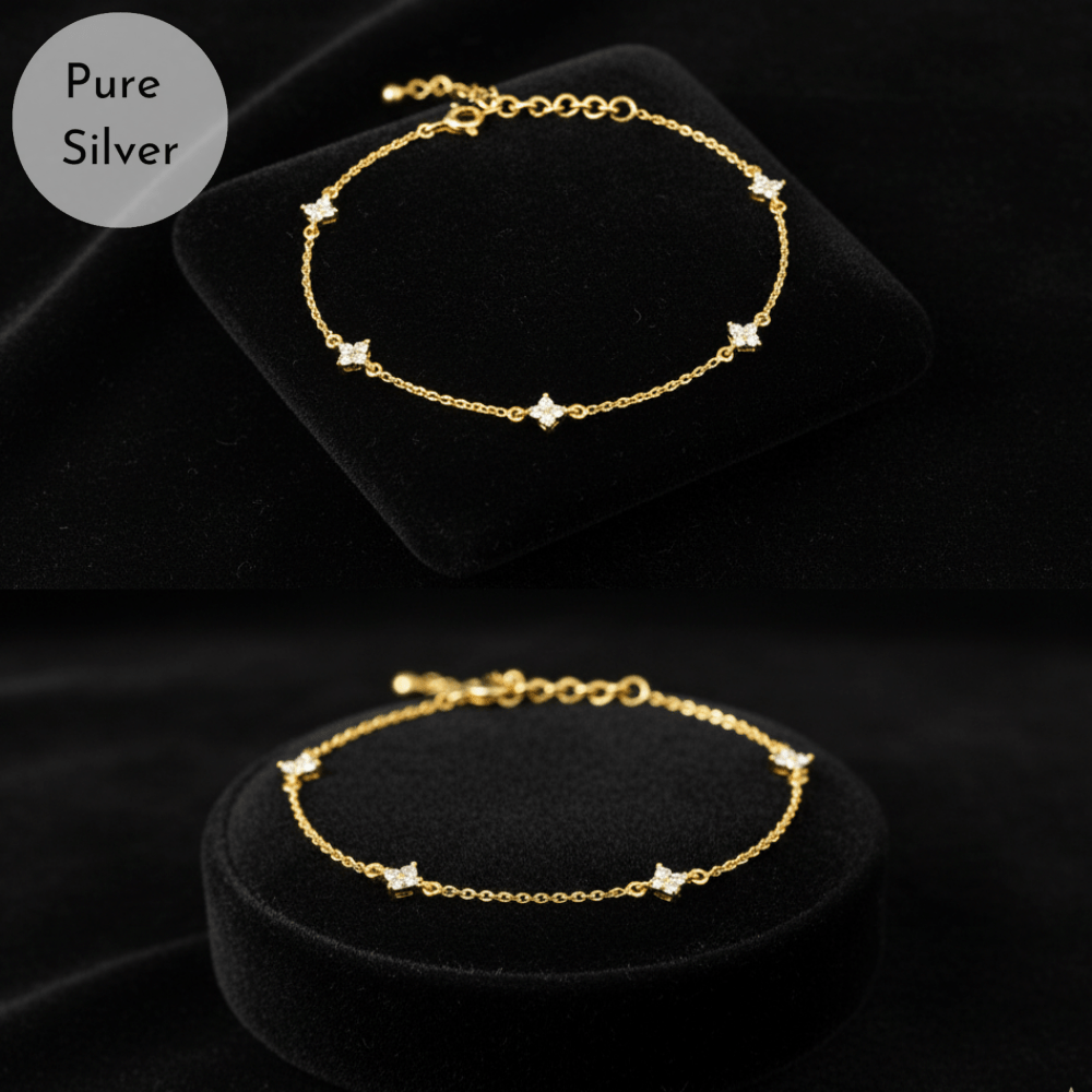Dainty Clover Bracelet - Tresha