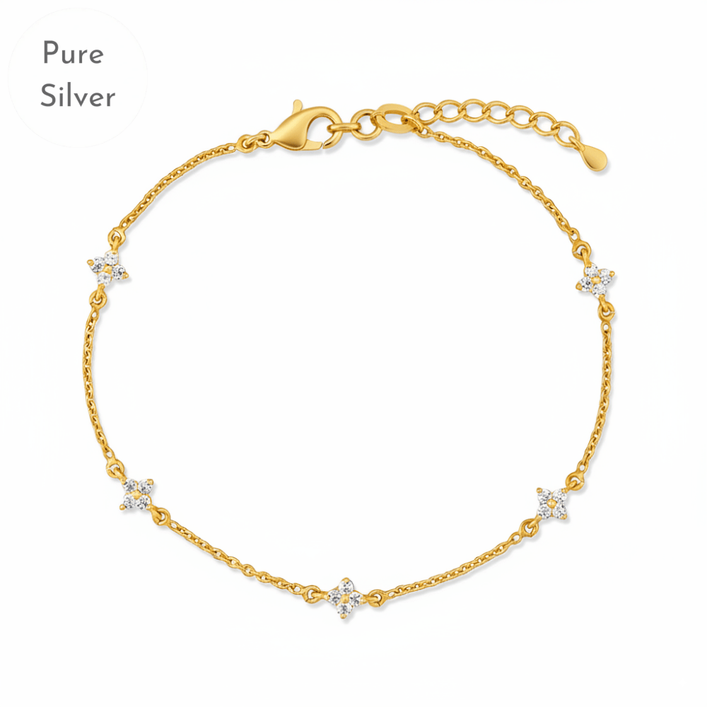 Dainty Clover Bracelet - Tresha