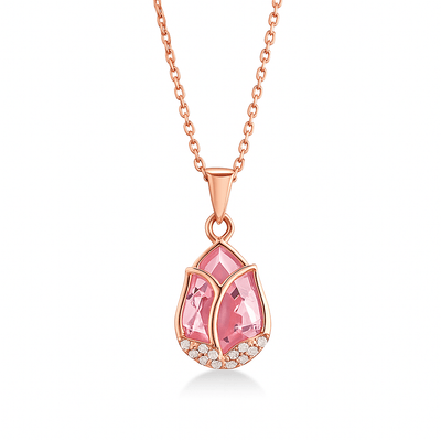 Pink Tulip Pendant - Tresha