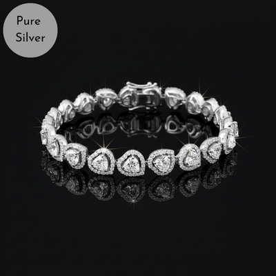 Heart Diamond Bracelet - Tresha