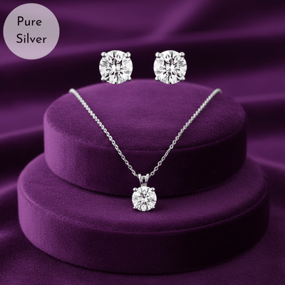 Serenity Diamond Pendant Set - Tresha