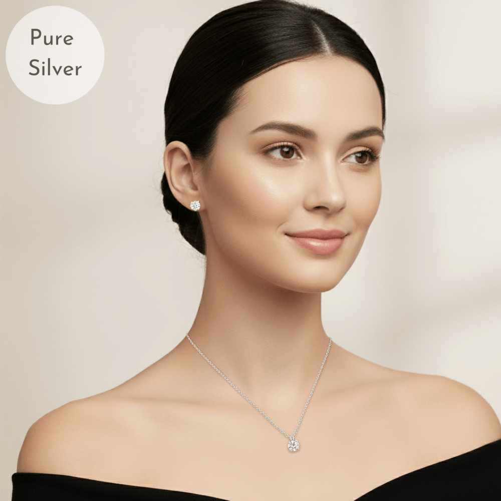 Serenity Diamond Pendant Set - Tresha
