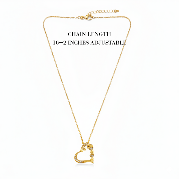 Kira Heart shape Pendant - Tresha