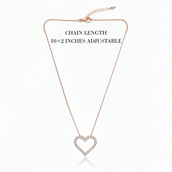 Sparkle Luv Heart Pendant - Tresha