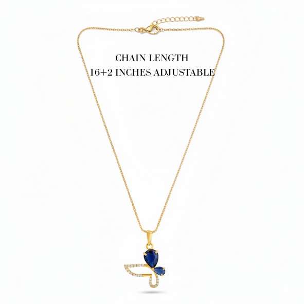 Swirling Butterfly Pendant - Tresha