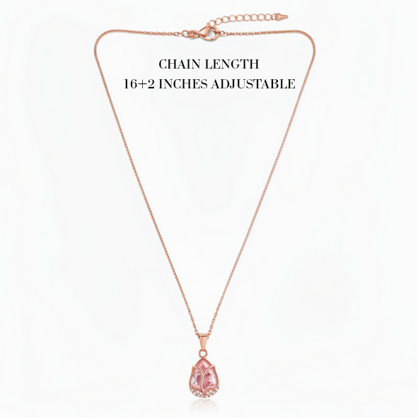 Pink Tulip Pendant - Tresha