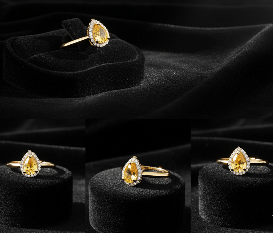 Cocktail Halo Ladies Rings - Tresha