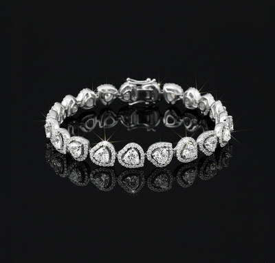 Heart Diamond Bracelet - Tresha