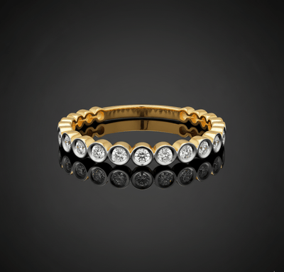 Bezel Diamond Ladies Ring - Tresha