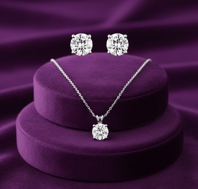 Serenity Diamond Pendant Set - Tresha