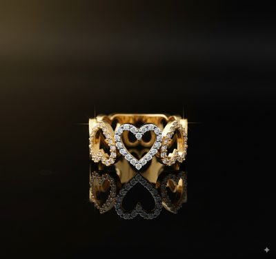 Gema Heart Ladies Rings