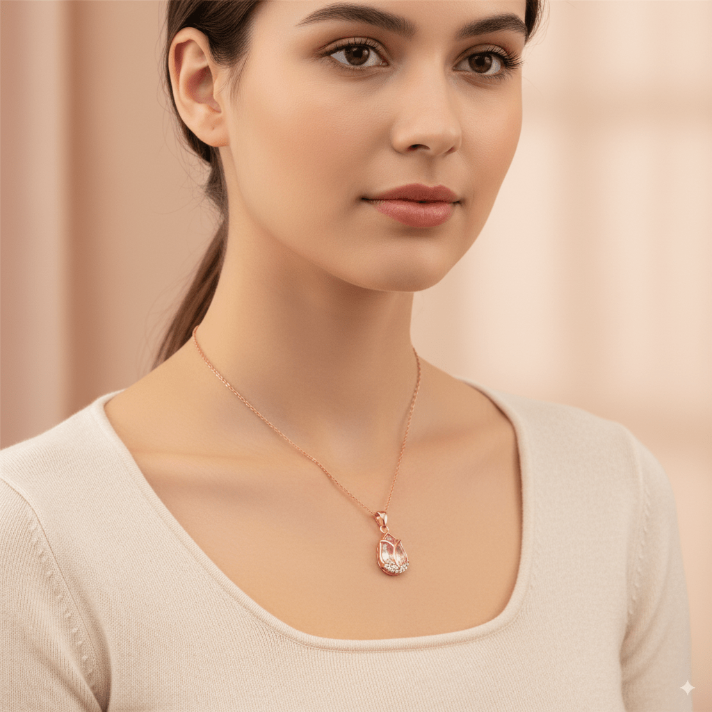 Pink Tulip Pendant - Tresha