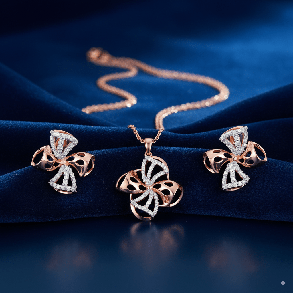 Liam Zircon Pendant Set - Tresha