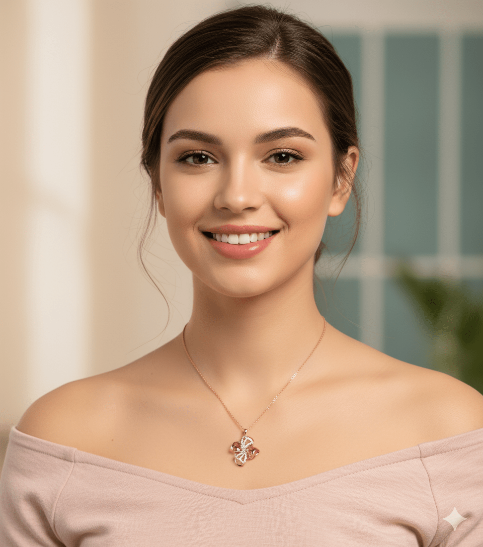 Clover Diamond Pendant - Tresha