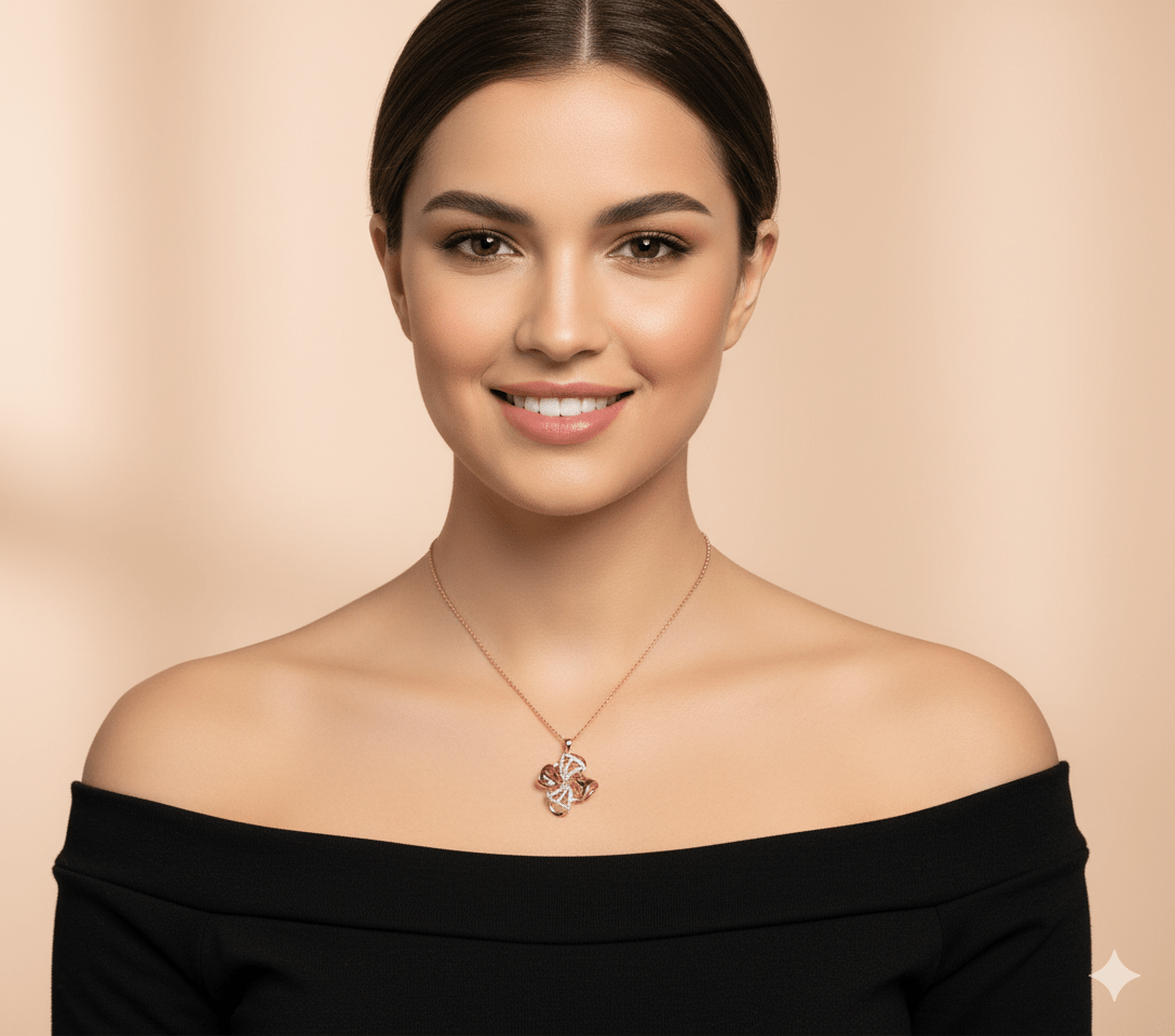 Liam Diamond Pendant Set - Tresha
