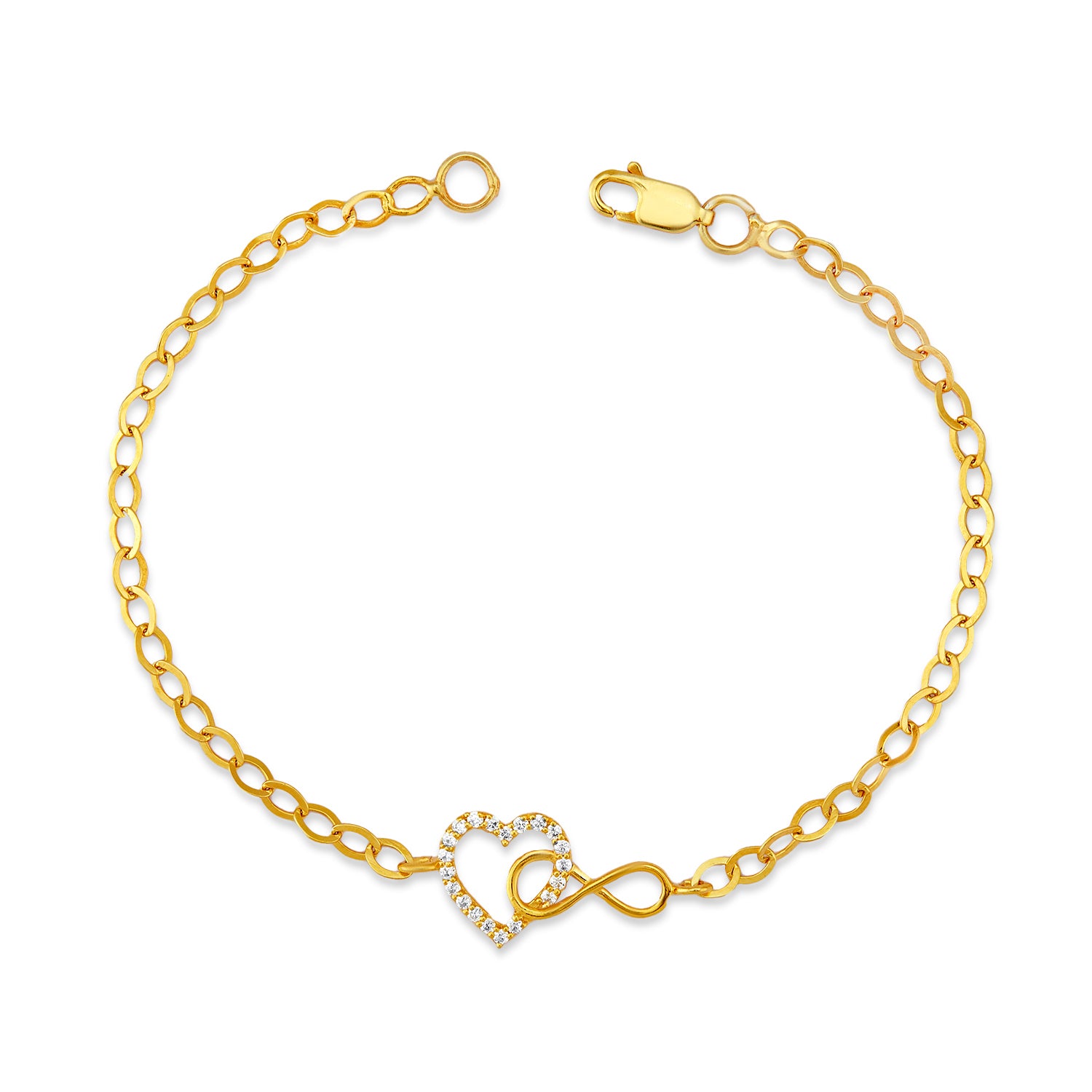 Heart & Infinity Bracelet