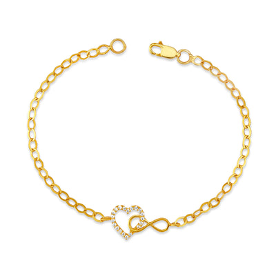 Heart & Infinity Bracelet