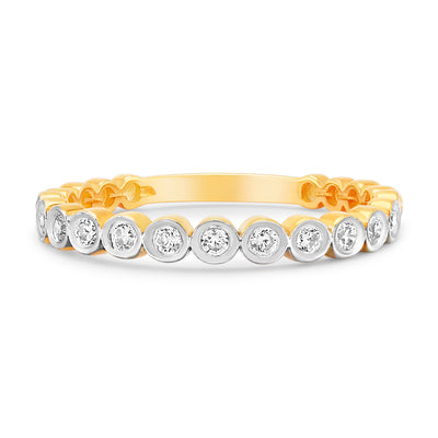 Bezel Diamond Ladies Ring