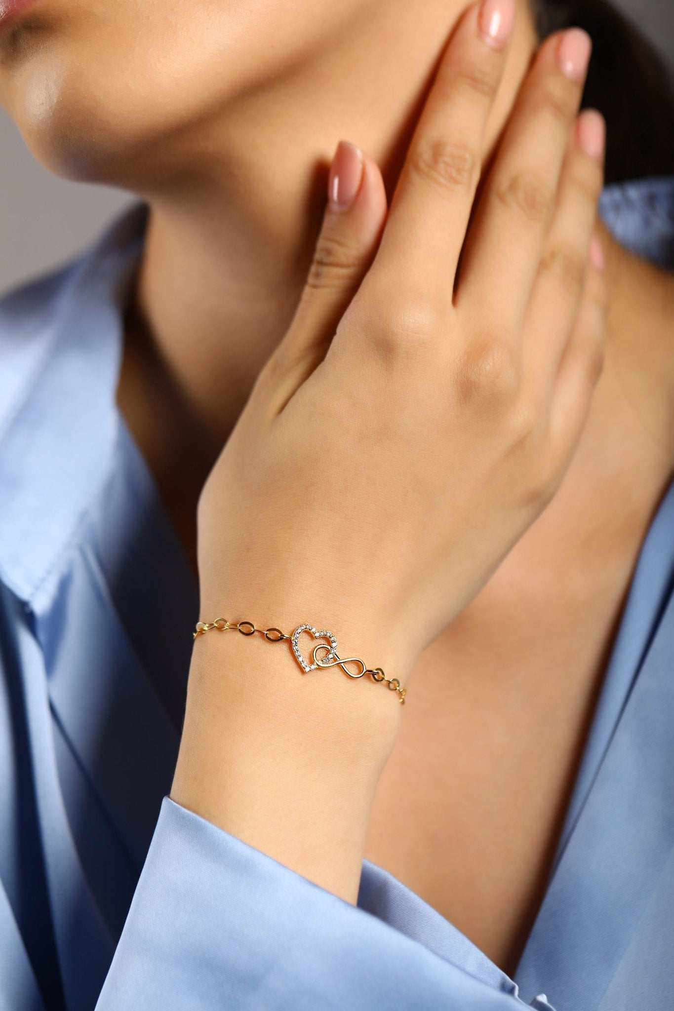 Heart & Infinity Bracelet - Tresha