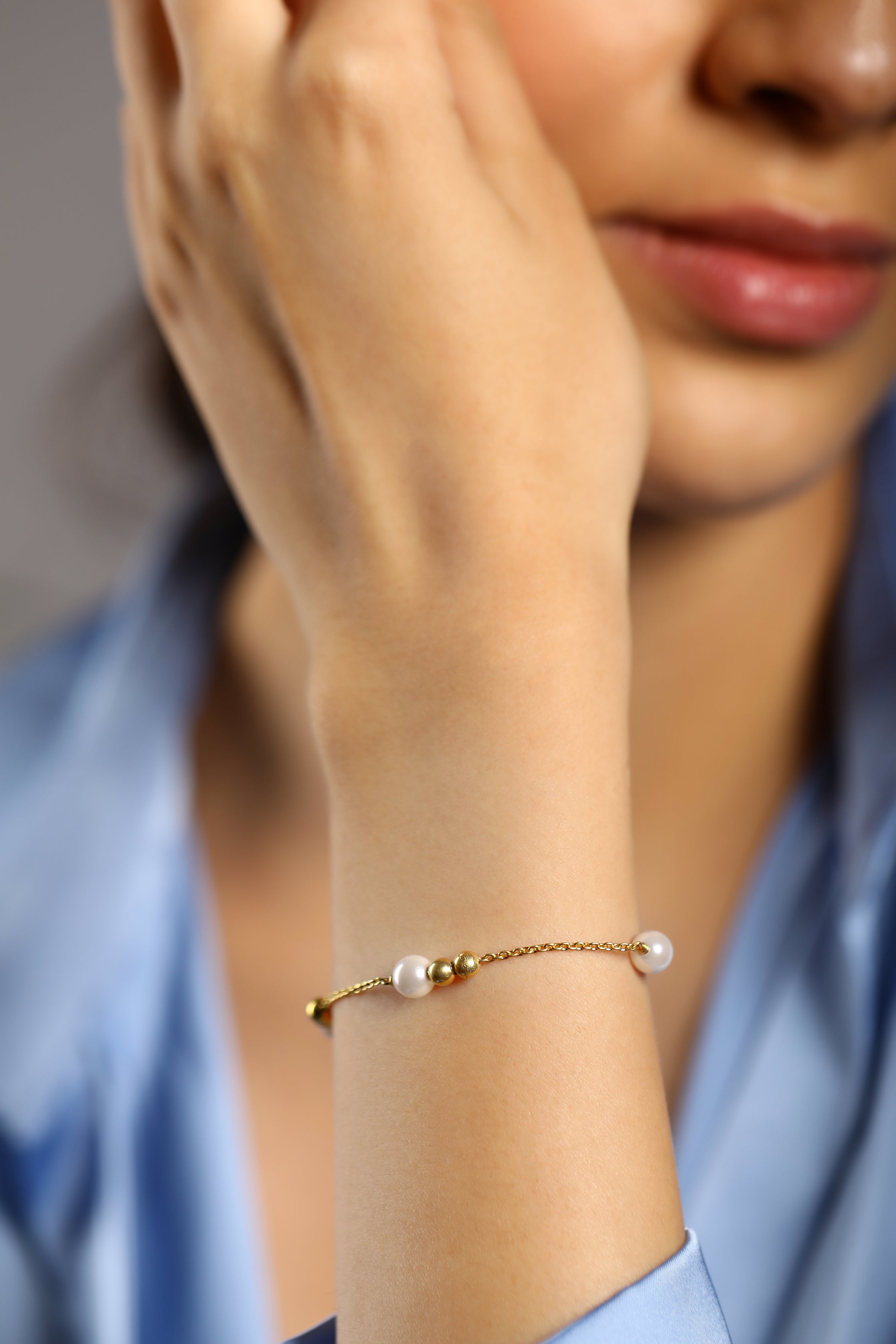 Pearl Arm Bracelet