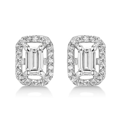 Halo Diamond Studs
