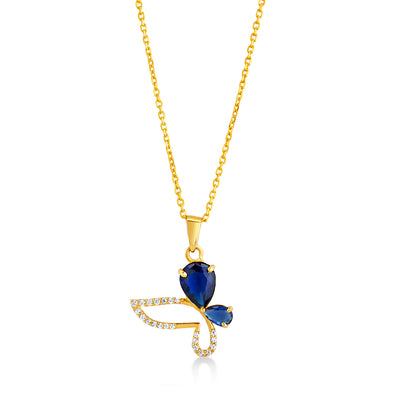 Swirling Butterfly Pendant