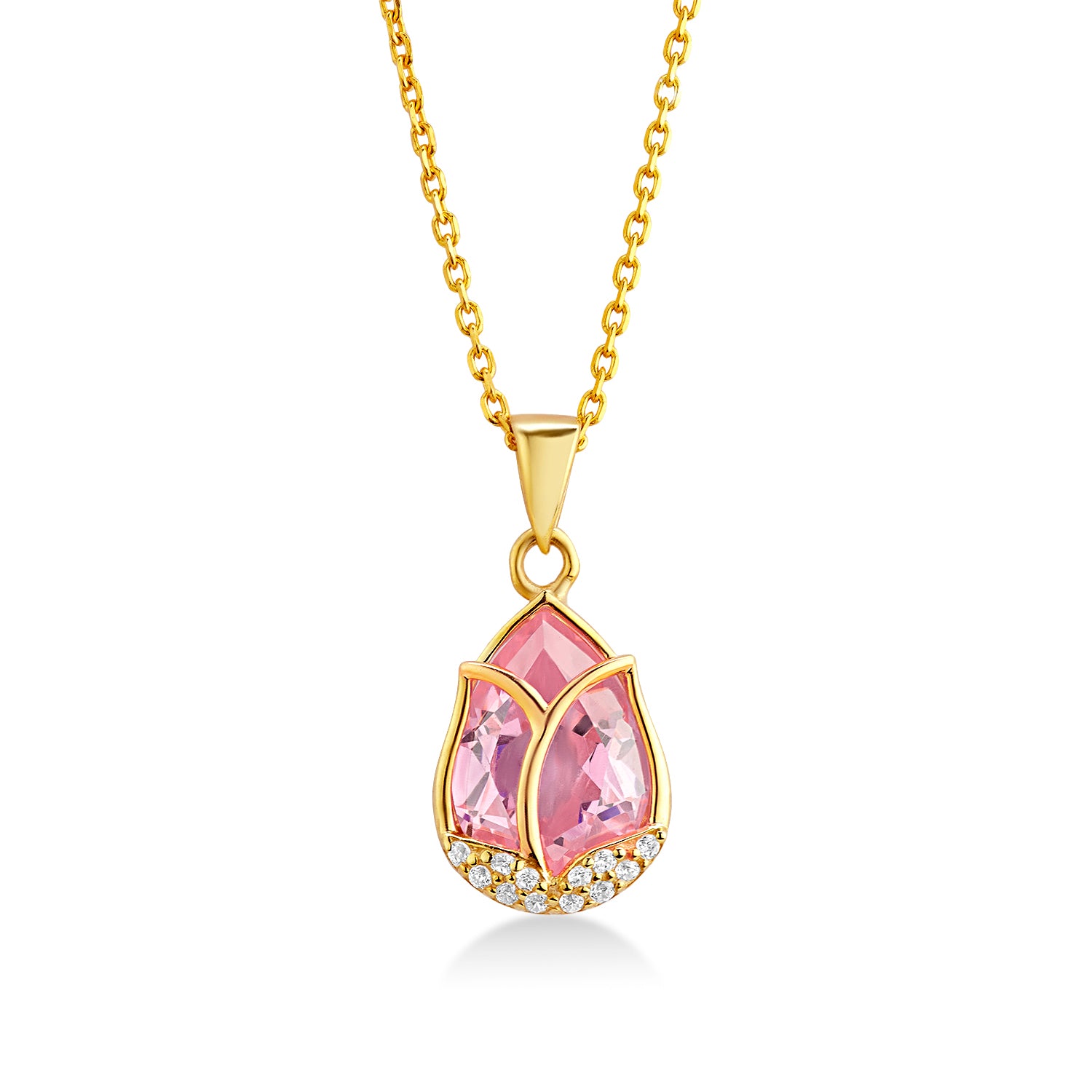 Pink Tulip Pendant