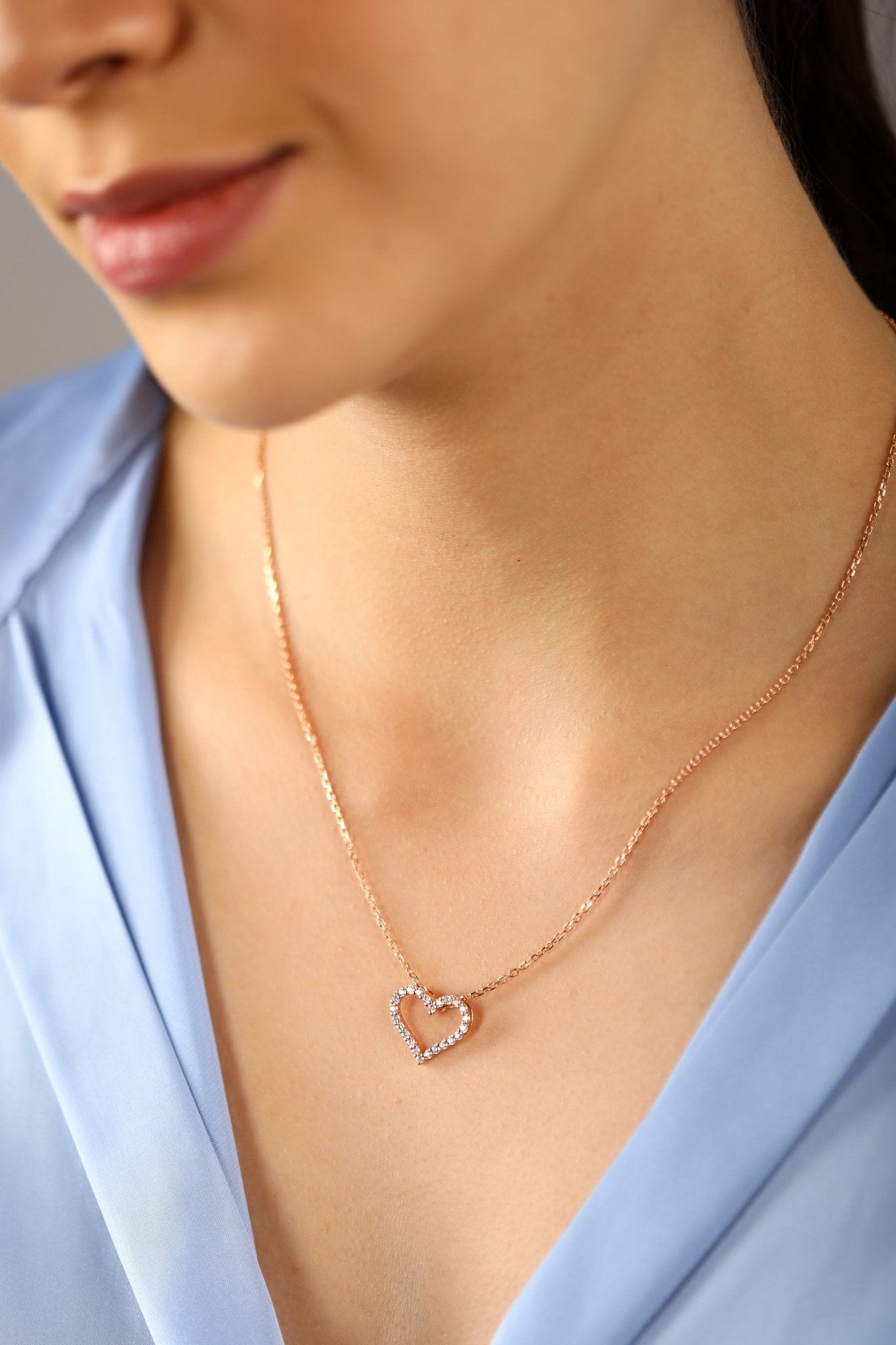 Sparkle Luv Heart Pendant - Tresha