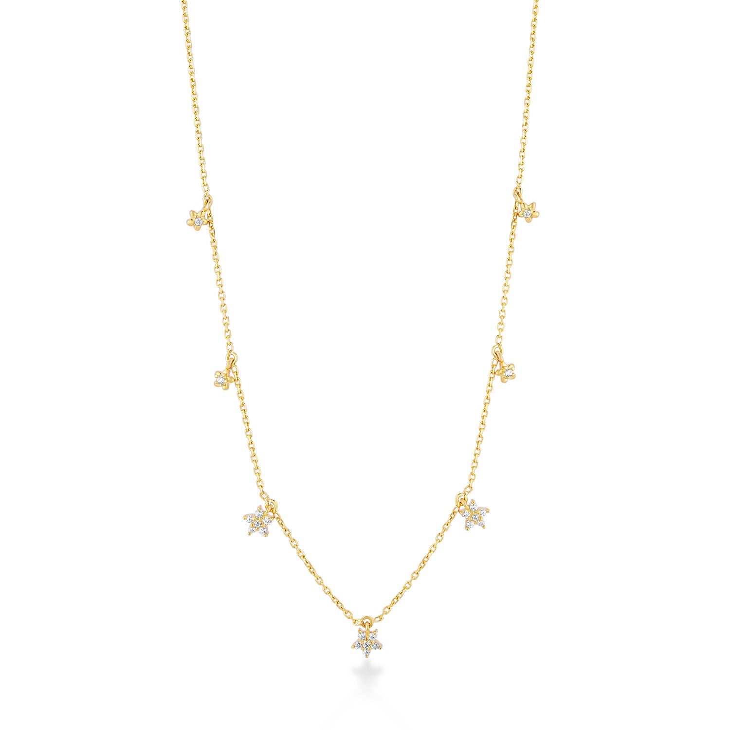 Starfish Diamond Necklace