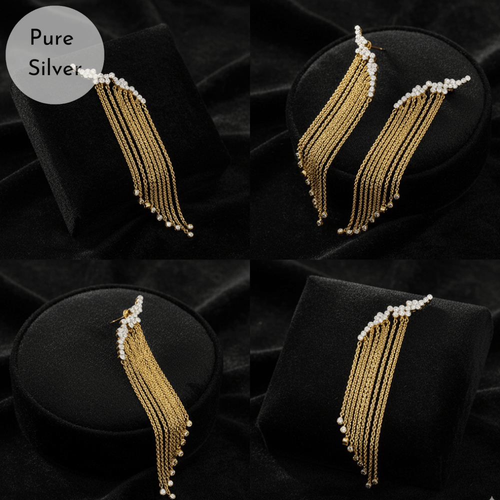 Aurora Fringe Earring - Tresha