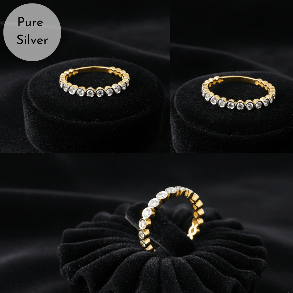 Bezel Diamond Ladies Ring - Tresha