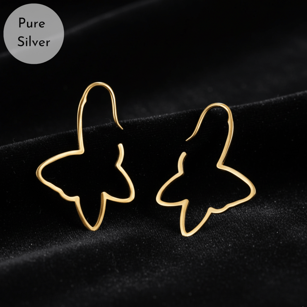 Butterfly Wire Charm Earring - Tresha