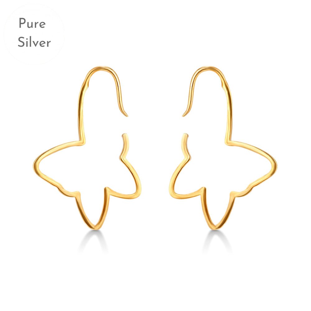 Butterfly Wire Charm Earring - Tresha