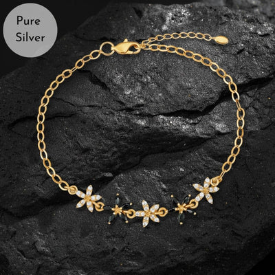 Crystal Flower Bracelet - Tresha