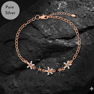 Crystal Flower Bracelet - Tresha