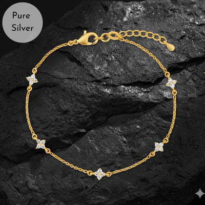Dainty Clover Bracelet - Tresha