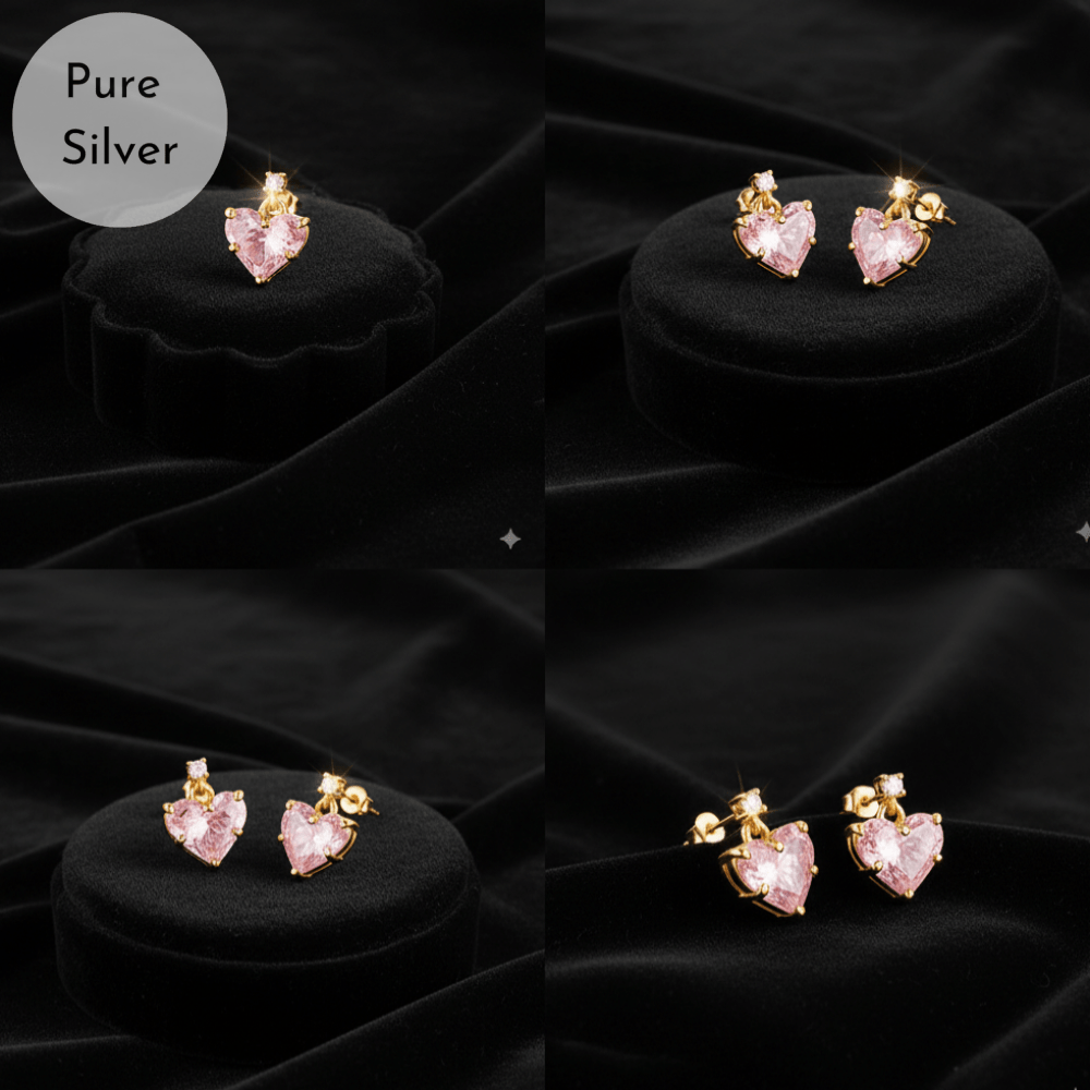 Ersillia Heart Earring - Tresha