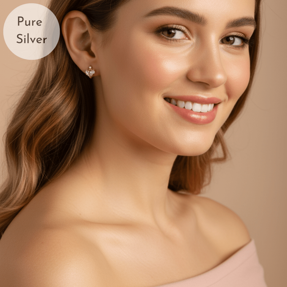 Ersillia Heart Earring - Tresha