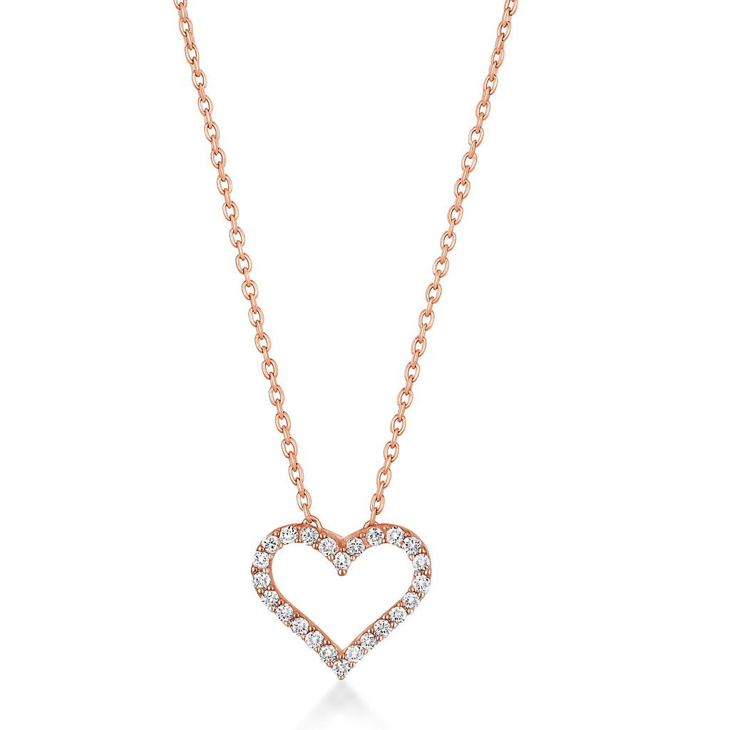 Sparkle Luv Heart Pendant - Tresha