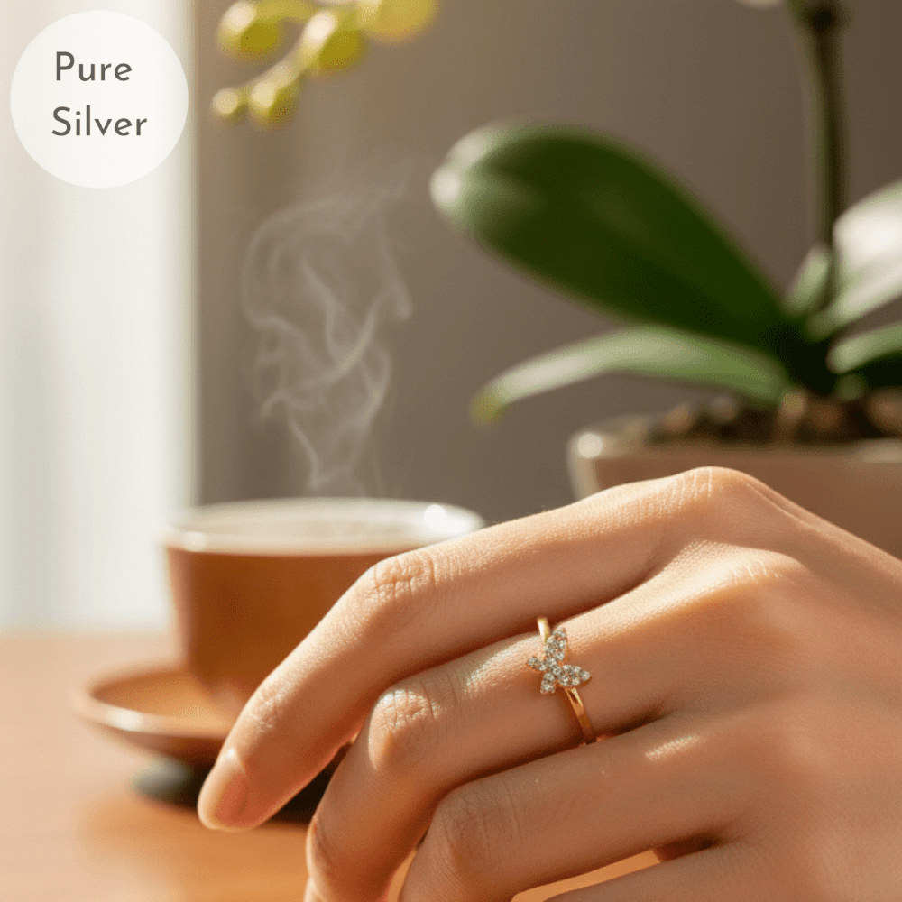 Fluttery Wings Ladies Ring - Tresha