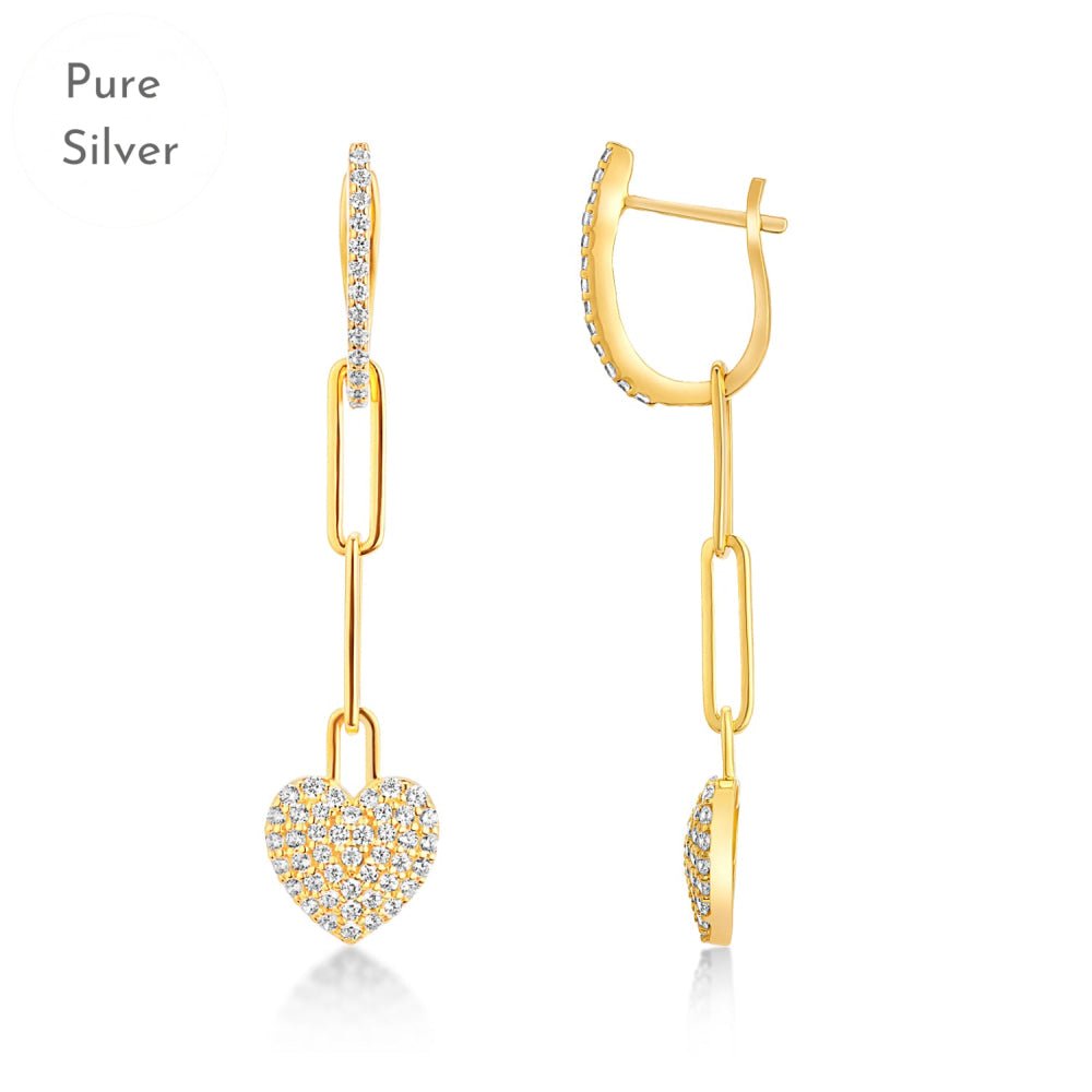 Heart Crystal Dangle - Tresha