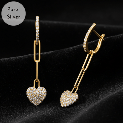 Heart Crystal Dangle - Tresha